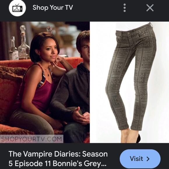 Free People Batik Isla Tribal Aztec Size 27 Skinny Jeans - Picture 7 of 10